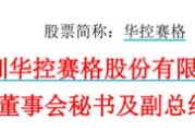 巴彦淖尔华控赛格董事长、董秘、副总经理三高管同日辞职